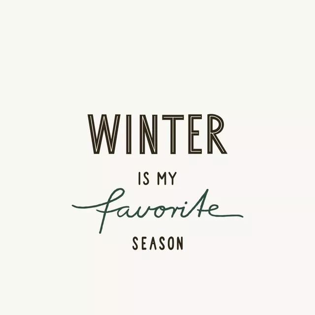 Winter Season beige braun grün