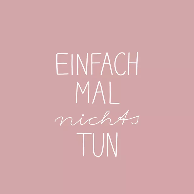 Nichts Tun altrosa