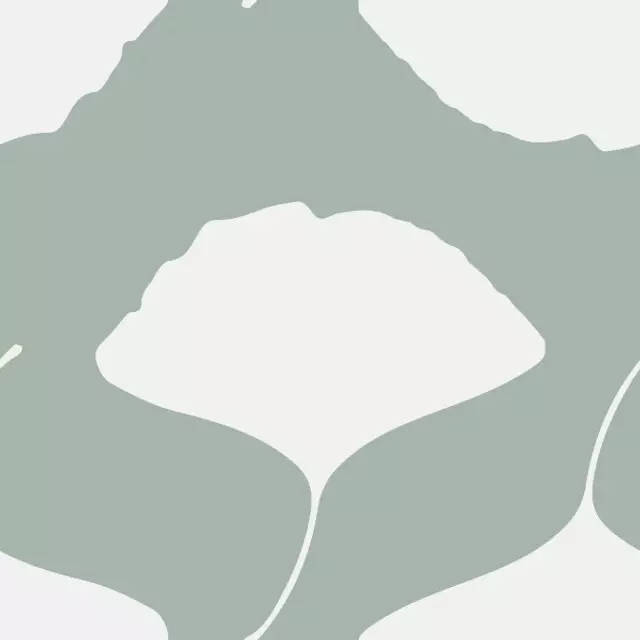 Tischdecke Ginkgo Blatt naturals grün