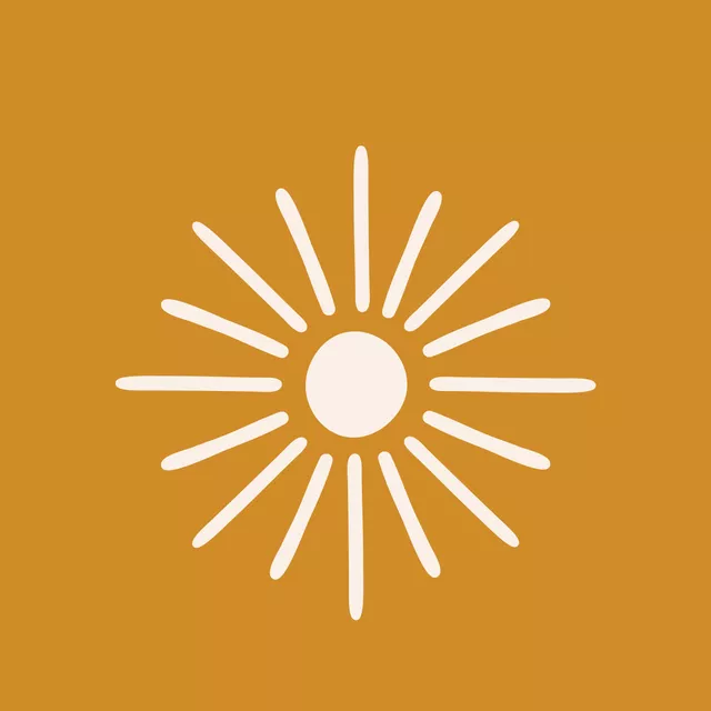 Kissen Sun yellow