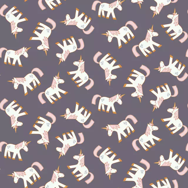 Einhorn Unicorn pink dark