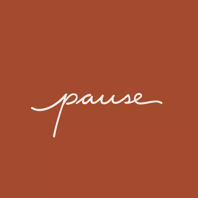 Kissen Pause Play Wendekissen Braun