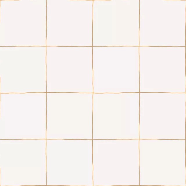 Karo Muster beige senfgelb