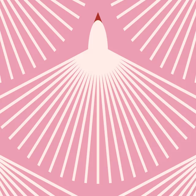 Graphic Bird pink