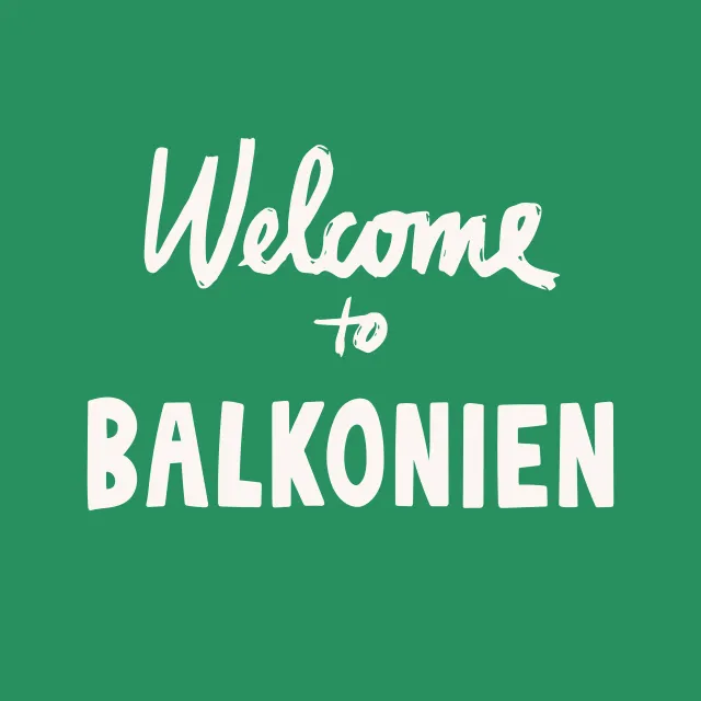 Balkonien Grün Wendekissen