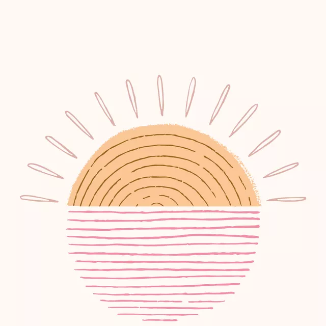Kissen Sunset panel