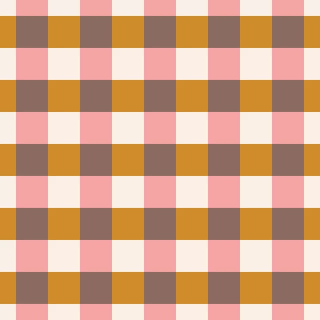 Picknick Plaid beige coral