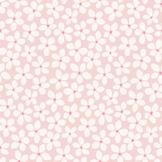 Kissen Bloom Blumen Beige Rosa