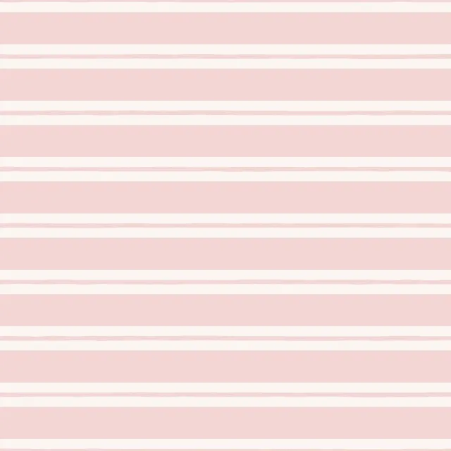 Kissen Streifen Beige Rosa
