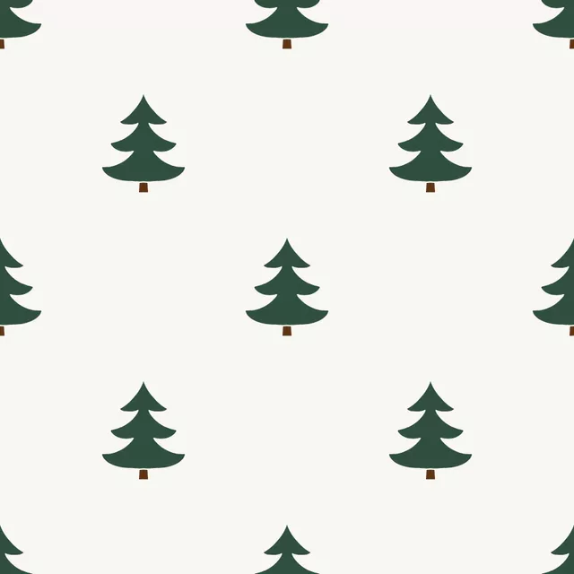 Kissen Tannenbaum beige dunkelgrün