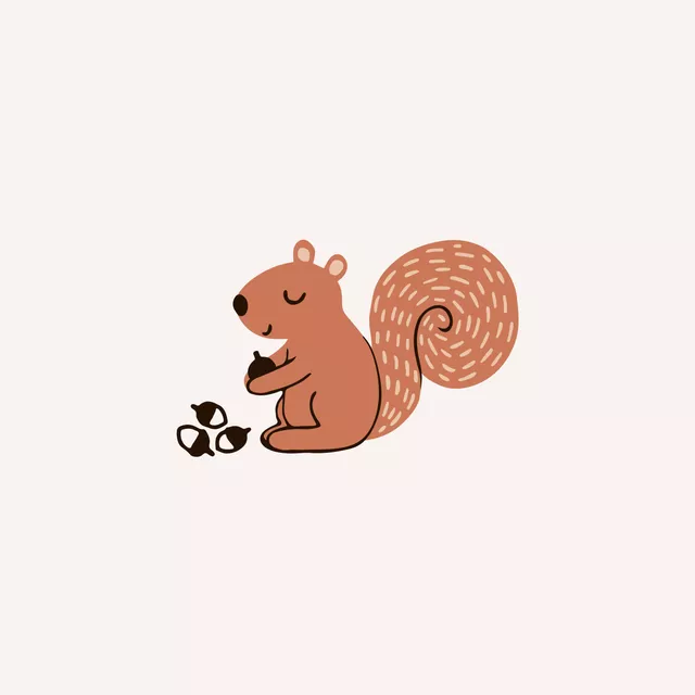 Eichhörnchen Herbst
