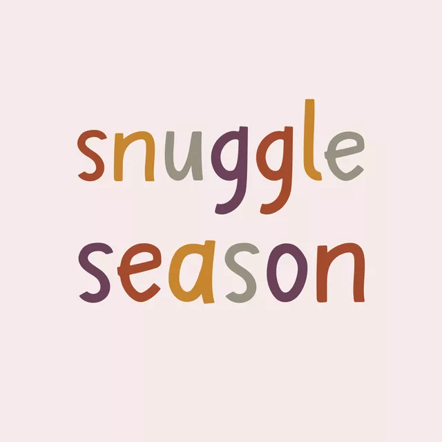 Kissen Snuggle Season bunt
