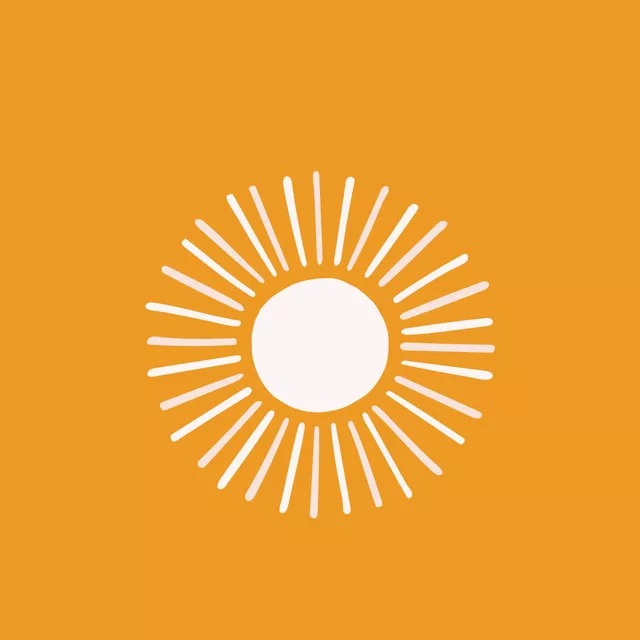 Kissen Sonne Wendekissen gelb beige