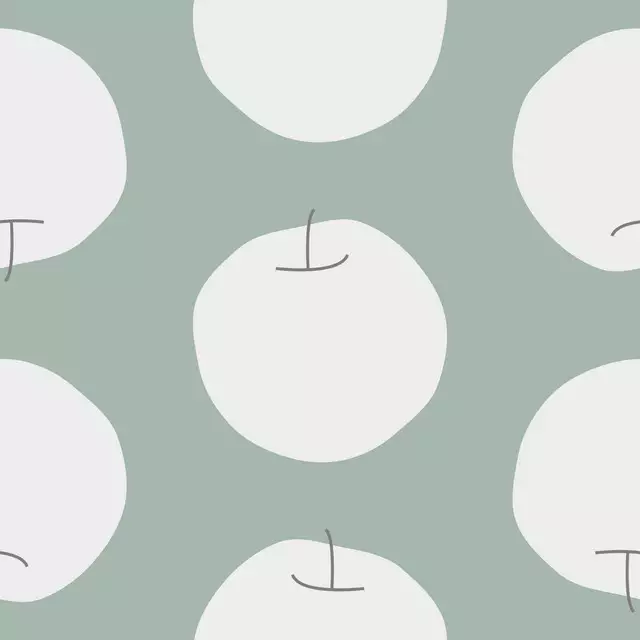 Sitzkissen Apple naturals grün
