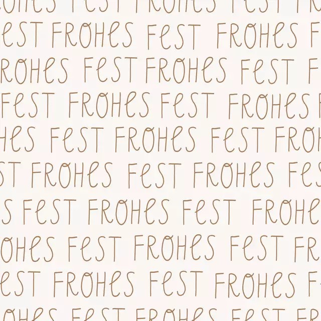 Sitzkissen Frohes Fest braun beige