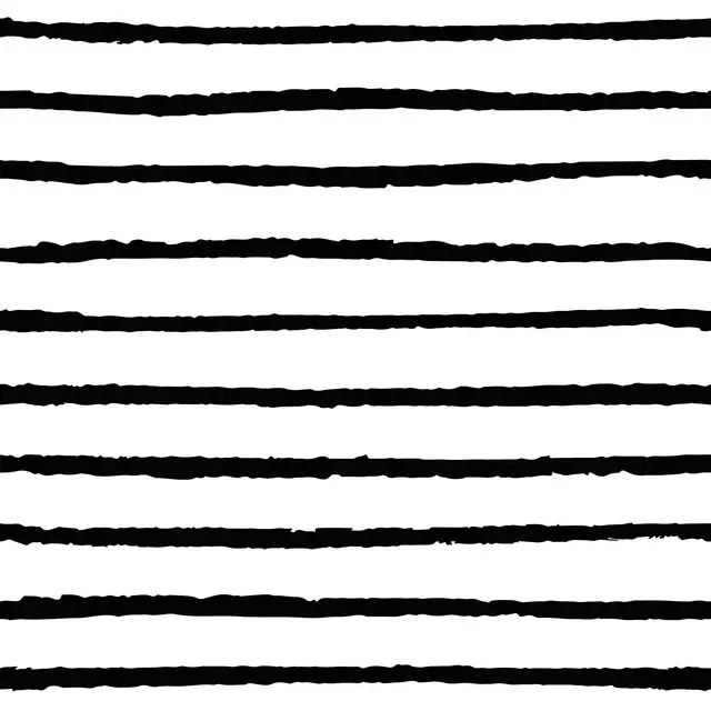 Tischset Stripes Streifen schwarzweiss