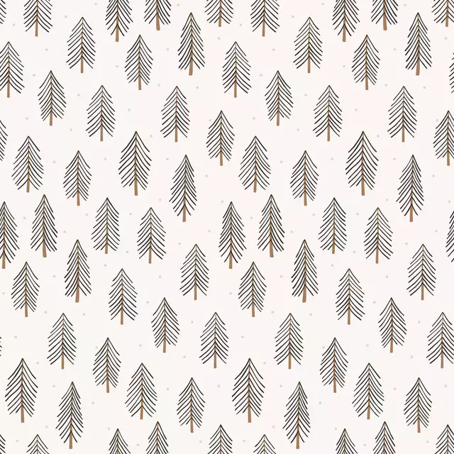 Geschirrtücher Winter Forest charcoal beige