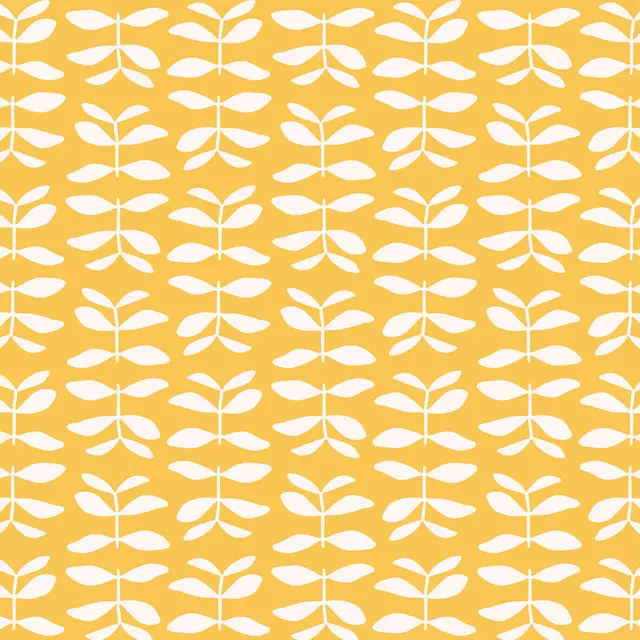 Tischset Simple Leaves gelb