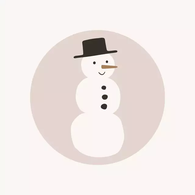 Snowman light brown