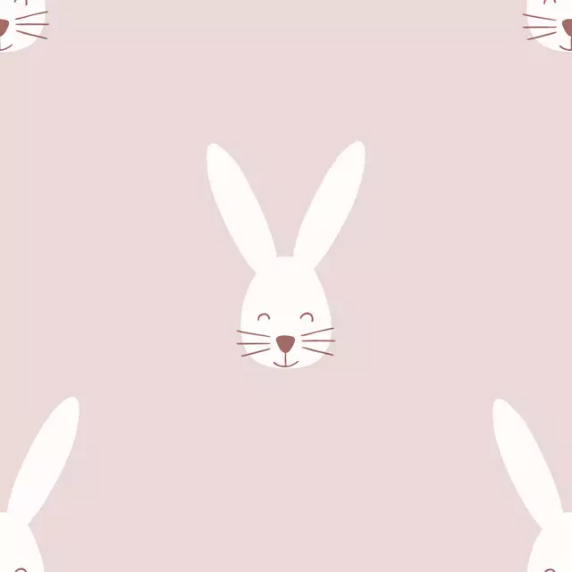 Tischset Happy Bunny rosa