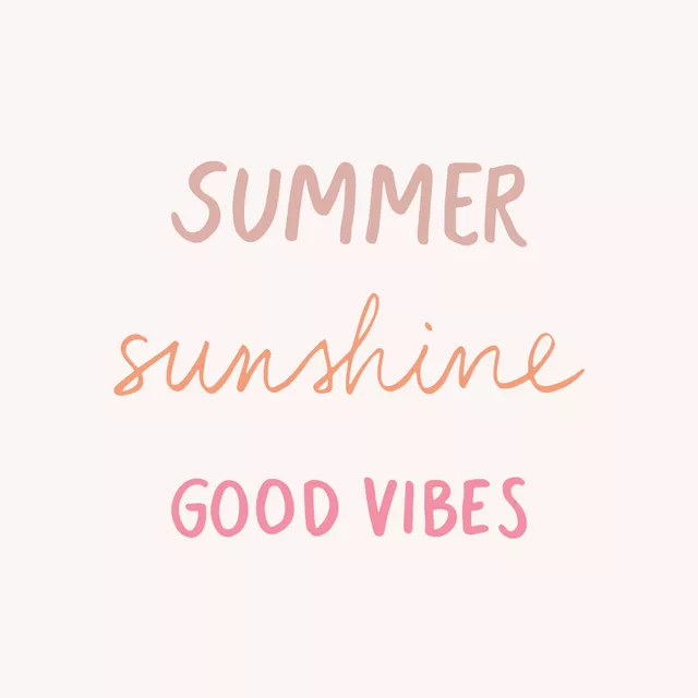 Bettwäsche Summer Sunshine Good Vibes