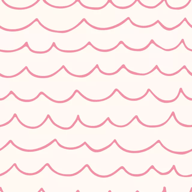 Wellenmuster beige pink