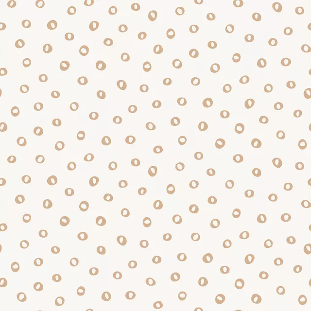 Schneeflocken Punkte beige