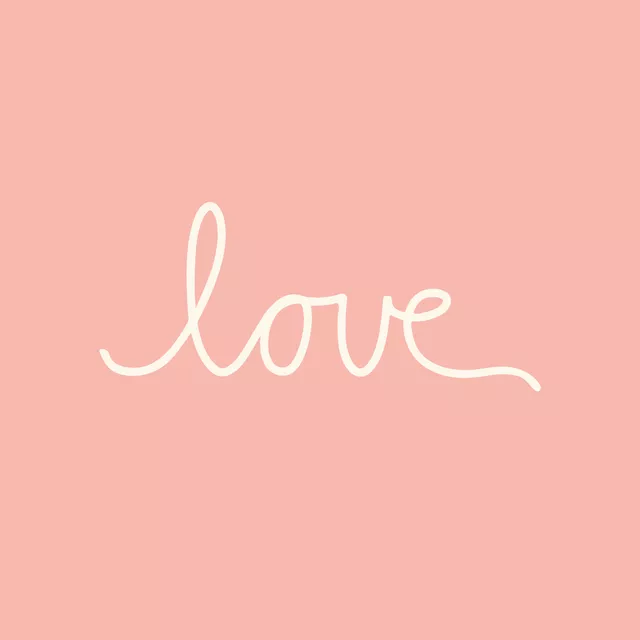Love Wendekissen rosa beige