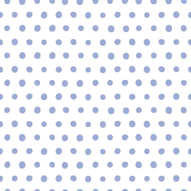 Kissen Dots blue white
