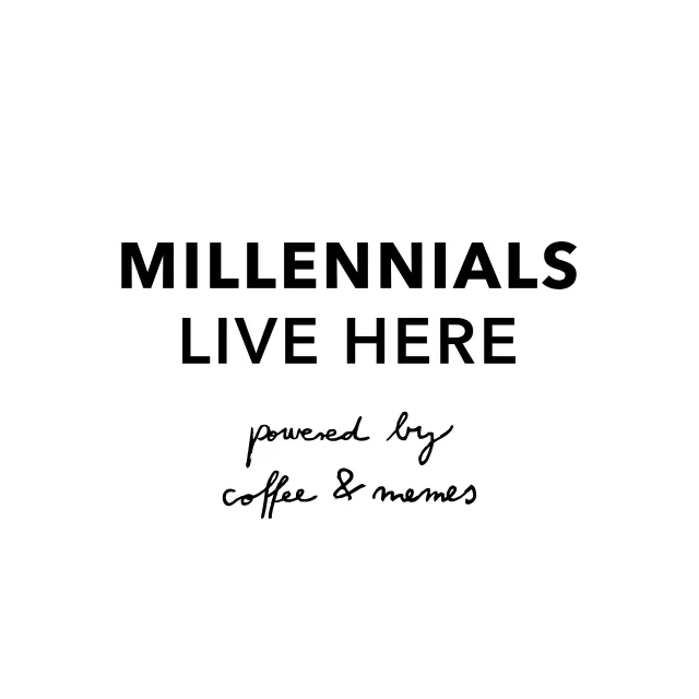 Servietten Millennials Spruch Schwarzweiß