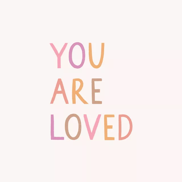 Kissen You Are Loved Multi 1