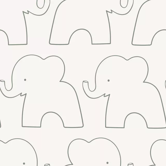 Kissen Elephant Parade sage beige