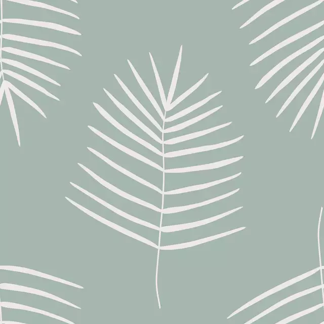 Tischdecke Minimal Leaf naturals grün