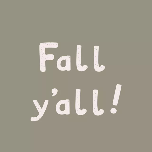 Fall y'all Grün