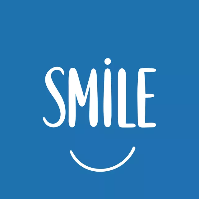 Smile blau