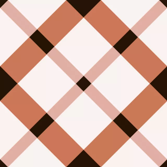 Kissen Multicolour Rostbraun