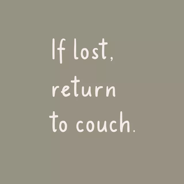 Kissen Return To Couch Grün
