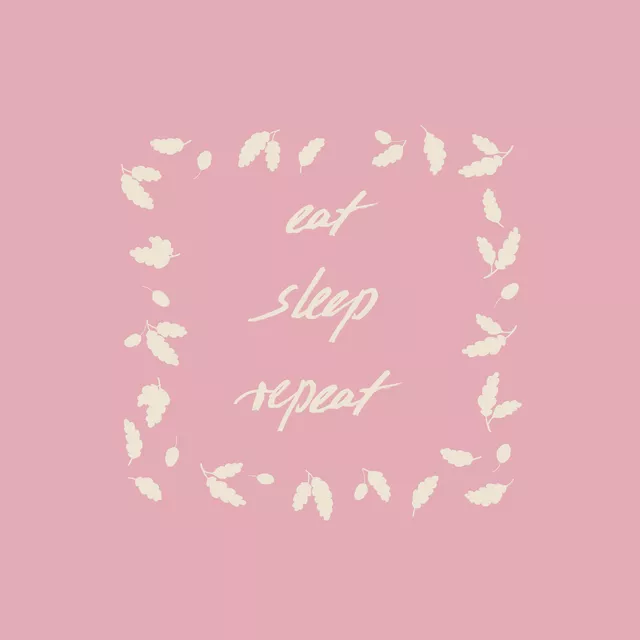 Geschirrtücher Herbstzeit eat sleep repeat