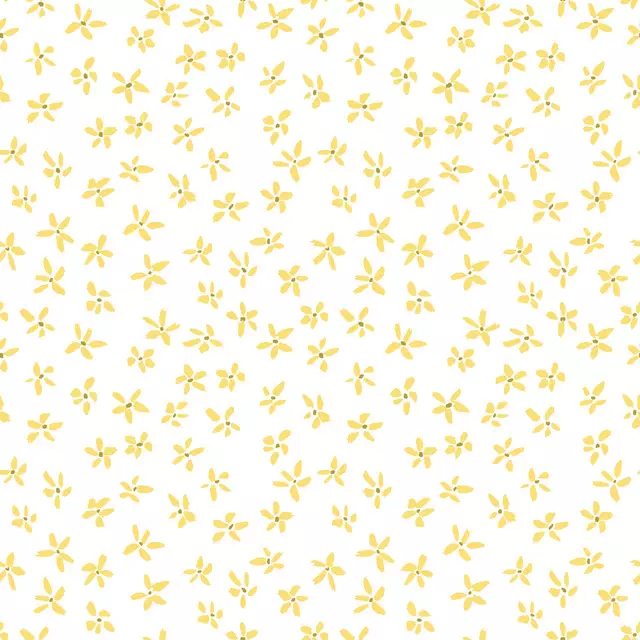 Bodenkissen Kleine gelbe Blumen