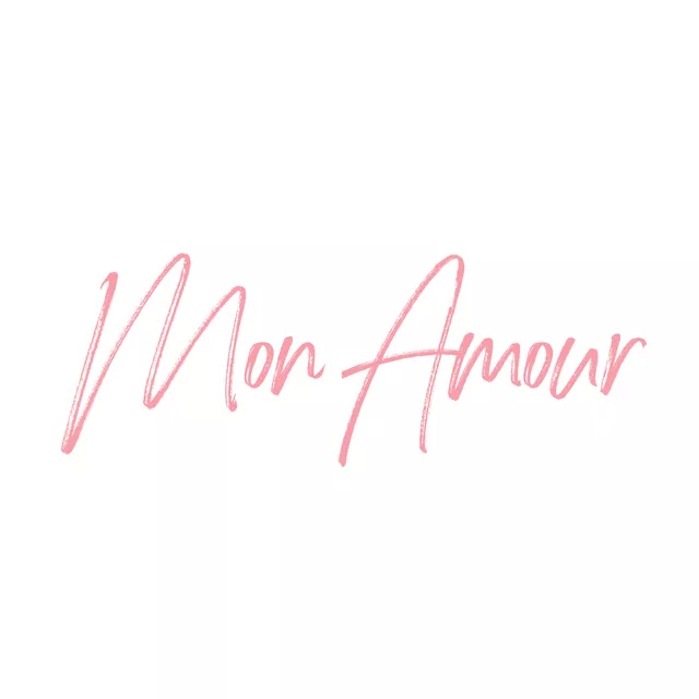 Servietten Mon Amour Rosa
