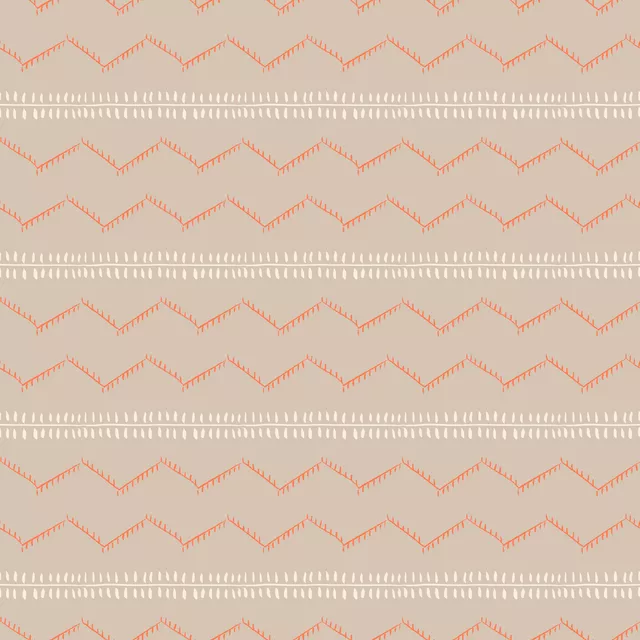 Kissen Boho summer Zickzack camel