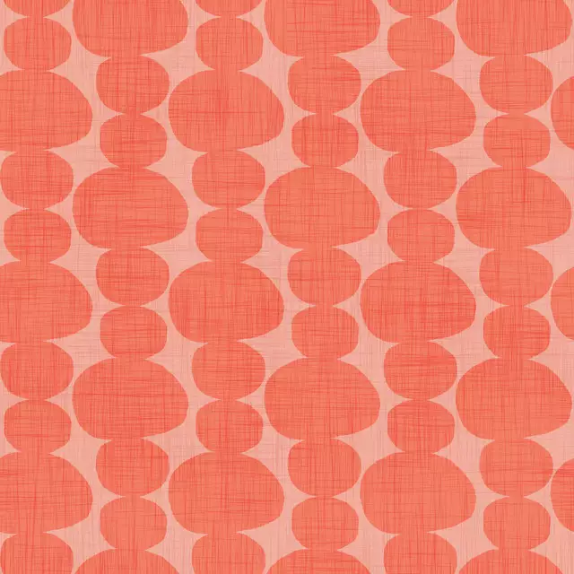 Kissen Kreise orange