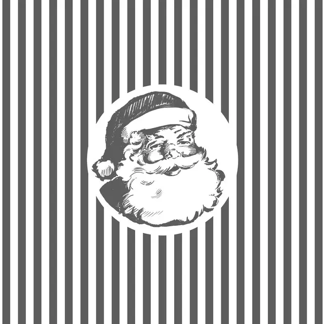 Geschirrtücher Weihnachtsmann Streifen