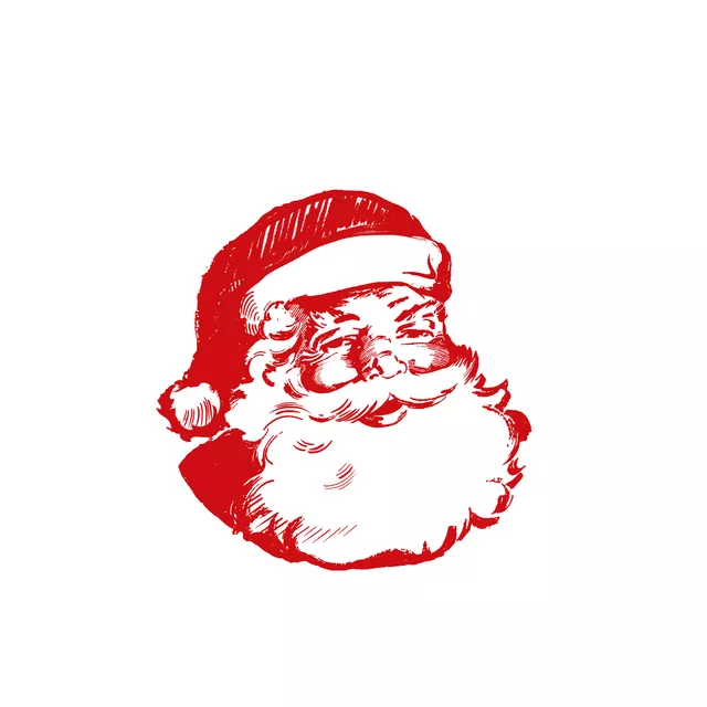 Tischset Weihnachtsmann