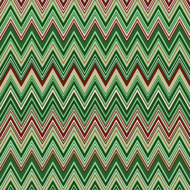 Bankauflage Chevron Grün