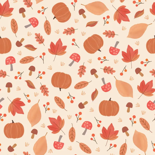 Kissen Watercolor Herbst Hell