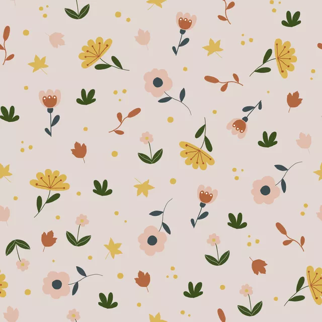 Tischset Flowers and Leaves
