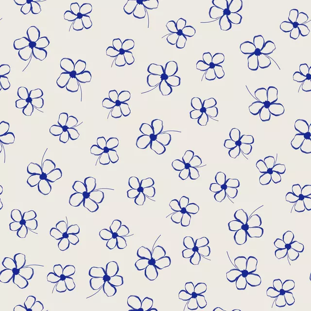 Bettwäsche Blaue Blumen