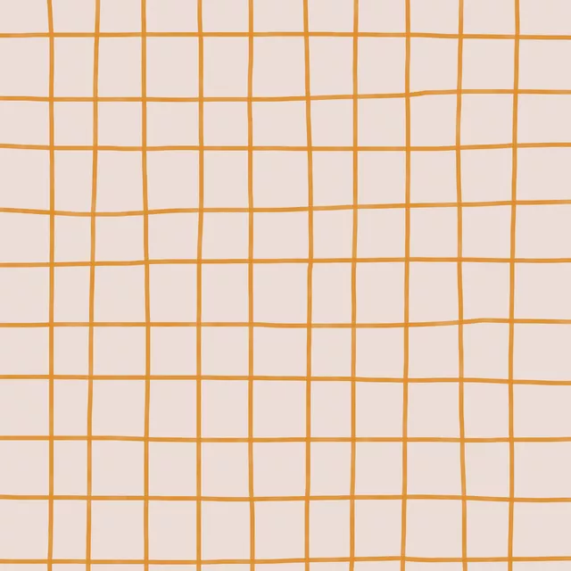 Tischdecke Orange Grid