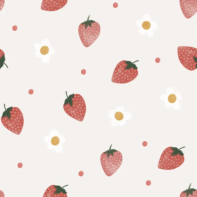 Erdbeeren & Blumen